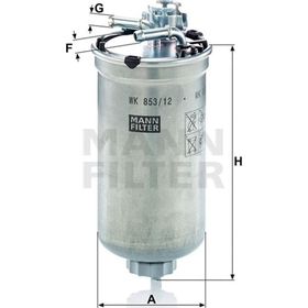 Mann Filter Skoda Fabia 1.4 TDI 2004-2006 Yakıt Filtresi