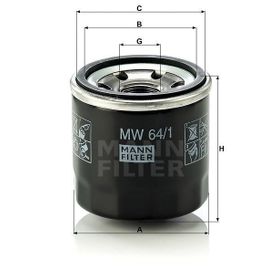 Mann MW64/1 Yağ Filtresi