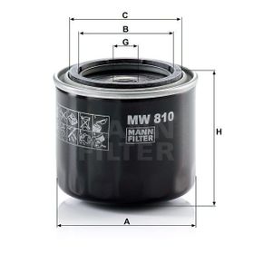 Mann MW810 Yağ Filtresi