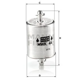 Mann MWK44 Yakıt Filtresi