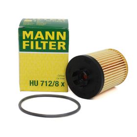 Mann Opel Corsa C HU712-8X 1.2-1.4 Twinport Benzinli Motor Yağ Filtresi