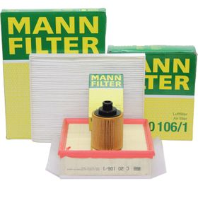 Mann Opel Corsa D 2007/2011 1.3 Pimli Tip Dizel Motor Periyodik Bakım Yağ Filtre Seti