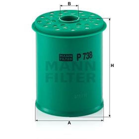 Mann P738X Yakıt Filtresi