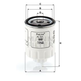 Mann PL50/1 Yakıt Filtresi