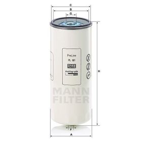 Mann PL601 Yakıt Filtresi
