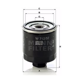 Mann Volkswagen Polo 1.4 Bifuel 2009-2014 Yağ Filtresi