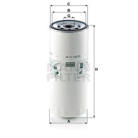 Mann W11102/35 Yağ Filtresi