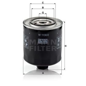 Mann W1130/2 Yağ Filtresi