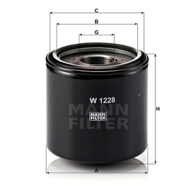 Mann W1228 Yağ Filtresi