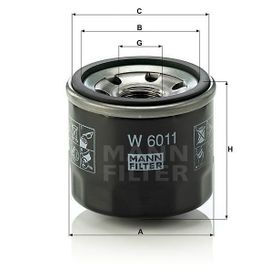 Mann W6011 Yağ Filtresi
