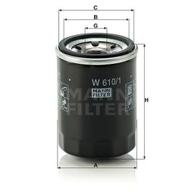 Mann W610/1 Yağ Filtresi