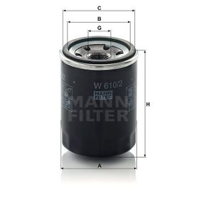 Mann W610/2 Yağ Filtresi