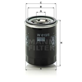 Mann W610/6 Yağ Filtresi
