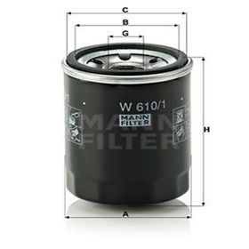 Mann W610/6 Yağ Filtresi