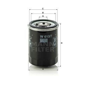 Mann W610/7 Yağ Filtresi