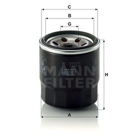 Mann W7023 Yağ Filtresi