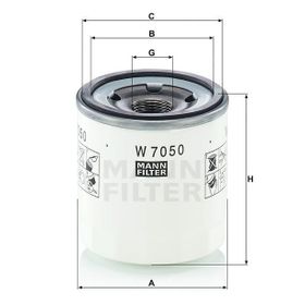 Mann W7050 Yağ Filtresi