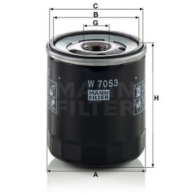 Mann W7053 Yağ Filtresi