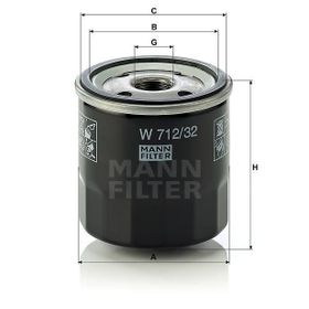 Mann W712/32 Yağ Filtresi