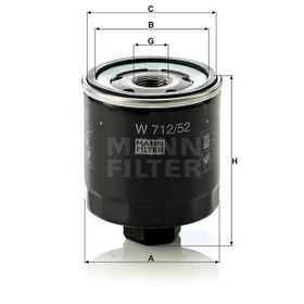 Mann W712/52 Yağ Filtresi