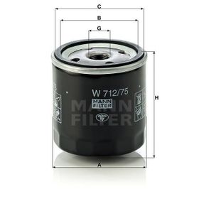 Mann W712/75 Yağ Filtresi