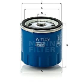 Mann W712/9 Yağ Filtresi