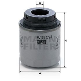 Mann W712/94 Yağ Filtresi