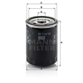 Mann W713/20 Yağ Filtresi