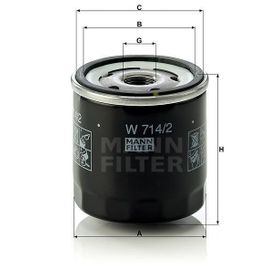Mann W714/2 Yağ Filtresi