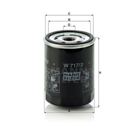 Mann W717/2 Yağ Filtresi