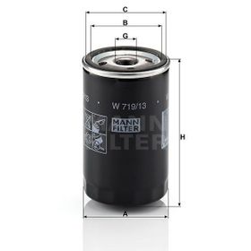 Mann W719/13 Yağ Filtresi