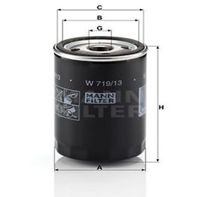 Mann W719/13 Yağ Filtresi