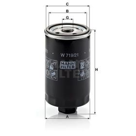 Mann W719/21 Yağ Filtresi