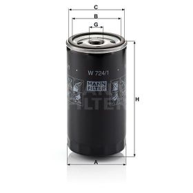 Mann W724/1 Yağ Filtresi
