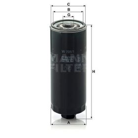Mann W735/1 Yağ Filtresi