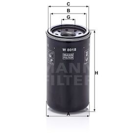 Mann W8018 Yağ Filtresi
