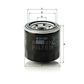 Mann W811/80 Yağ Filtresi