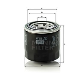 Mann W811/80 Yağ Filtresi