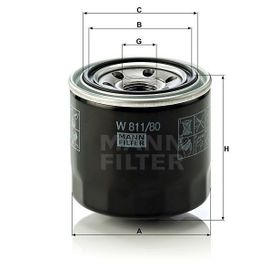 Mann W811/80 Yağ Filtresi