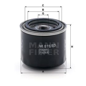 Mann W811/83 Yağ Filtresi