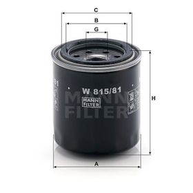 Mann W815/81 Yağ Filtresi