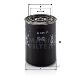 Mann W816/80 Yağ Filtresi