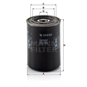 Mann W816/80 Yağ Filtresi
