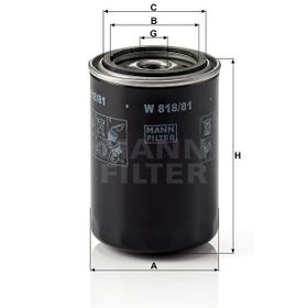 Mann W818/81 Yağ Filtresi