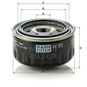 Mann W85 Yağ Filtresi