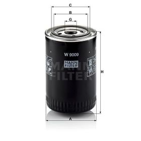 Mann W9009 Yağ Filtresi