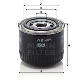 Mann W914/28 Yağ Filtresi