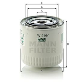 Mann W916/1 Yağ Filtresi