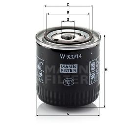 Mann W920/14 Yağ Filtresi