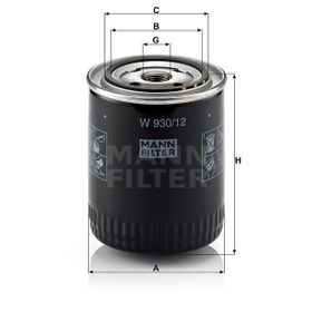 Mann W930/12 Yağ Filtresi